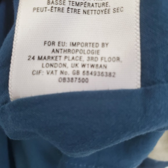 Maeve Anthropologie Women's Blue Sleeveless Batik Style Ikat Print Dress Size 2 - Picture 5 of 15